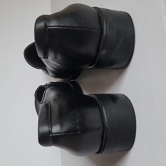 Walking Co. loafer leather black  unisex 38/ 7.5 womens collegiate preppy - Picture 5 of 8